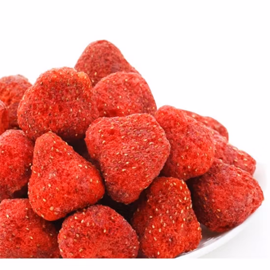 Frutas liofilizadas Fd Fresa/manzana/pera/melocotón/mango/yogurt/piña/arándano/kiwi/jaca/frambuesa/higo/fruta del dragón