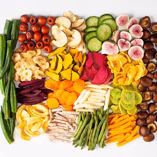 Verduras secas Hojuelas Chips Snacks de frutas y verduras Chips de frutas y verduras