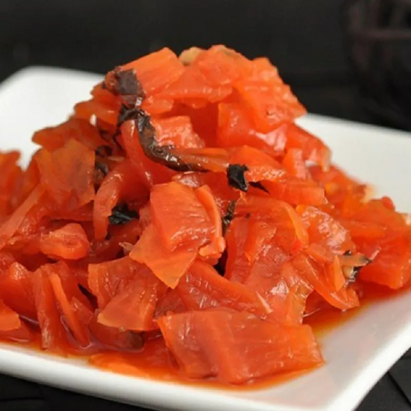 Chips de vegetales fritos al vacío Ttn Chips de rábano verde crujiente de vegetales mixtos